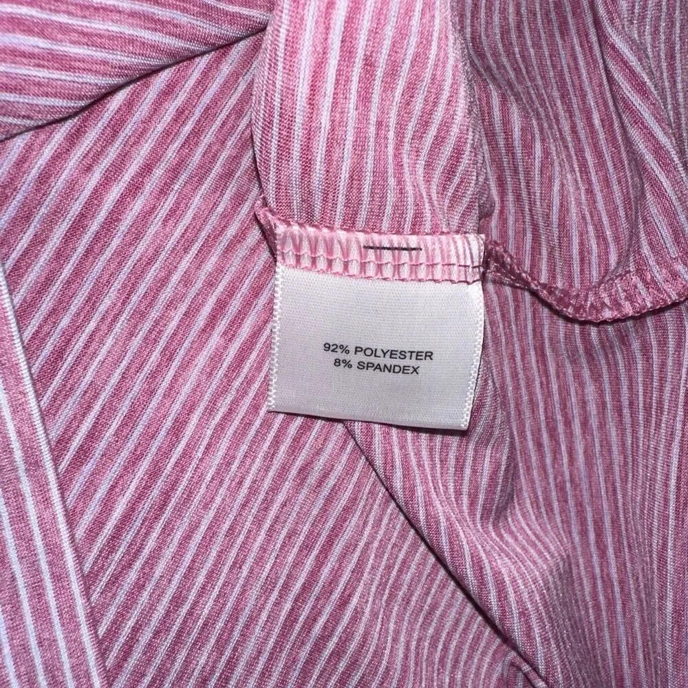 Peter Millar Summer Comfort Polo Shirt XL Pink/purp Striped Golf Performance
